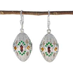 Multi-Korean-Yuna-multiple-Dangle-multicolor-925-Sterling-Silver-Earring