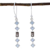 Multi-American-Layla-multiple-Dangle-multicolor-Silver-Earring