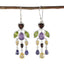 Multi-Latin-American-Rina-multiple-Dangle-multicolor-Silver-Earring
