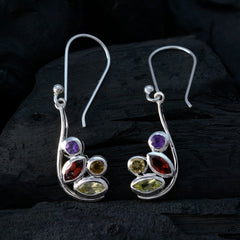 Multi-Turkish-Valentina-quarter-Dangle-multicolor-925-Silver-Earring