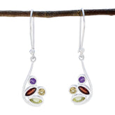 Multi-Turkish-Valentina-quarter-Dangle-multicolor-925-Silver-Earring