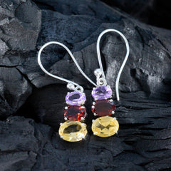 Multi-Australian-Stella-multiple-Dangle-multicolor-92.5-Silver-Earring