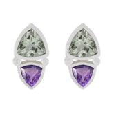 Multi-Russian-Agnes-Toi-et-Moi-Stud-multicolor-92.5-Silver-Earring