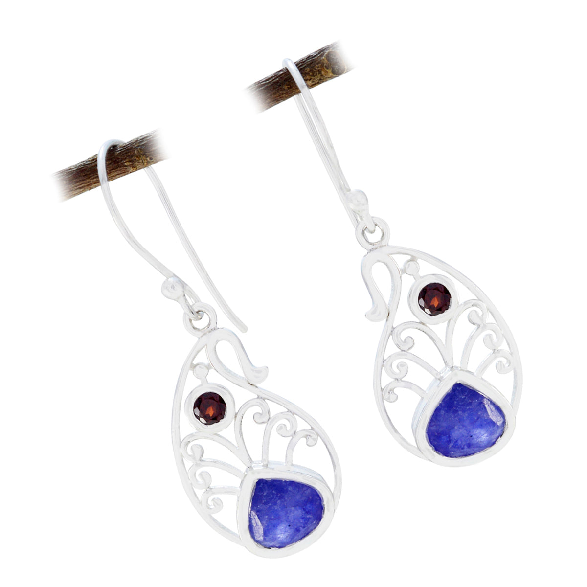 Multi-German-Camila-multiple-Dangle-multicolor-925-Silver-Earring