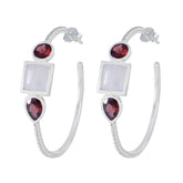 Multi-American-Aiko-Trilogy-Stud-multicolor-Silver-Earring
