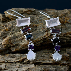 Multi-Australian-Alina-multiple-Dangle-multicolor-925-Silver-Earring