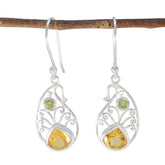 Multi-Egyptian-Ellie-multiple-Dangle-multicolor-925-Sterling-Silver-Earring