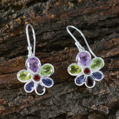 Multi-Moroccan-Laura-multiple-Dangle-multicolor-925-Silver-Earring