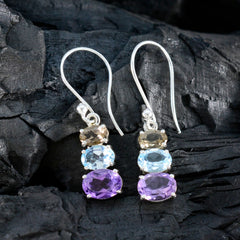 Multi-Korean-Sarah-multiple-Dangle-multicolor-925-Silver-Earring