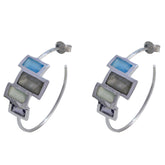 Multi-Spanish-Andrea-multiple-Stud-multicolor-92.5-Silver-Earring