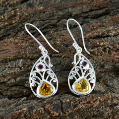 Multi-American-Emilia-multiple-Dangle-multicolor-Silver-Earring