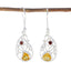 Multi-American-Emilia-multiple-Dangle-multicolor-Silver-Earring