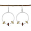 Multi-Moroccan-Pauline-Trilogy-Dangle-multicolor-925-Silver-Earring