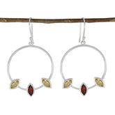 Multi-Moroccan-Pauline-Trilogy-Dangle-multicolor-925-Silver-Earring