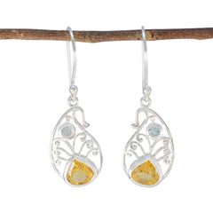 Multi-Korean-Emily-multiple-Dangle-multicolor-Sterling-Silver-Earring