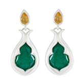 Multi-American-Inès-Toi-et-Moi-Stud-multicolor-Sterling-Silver-Earring