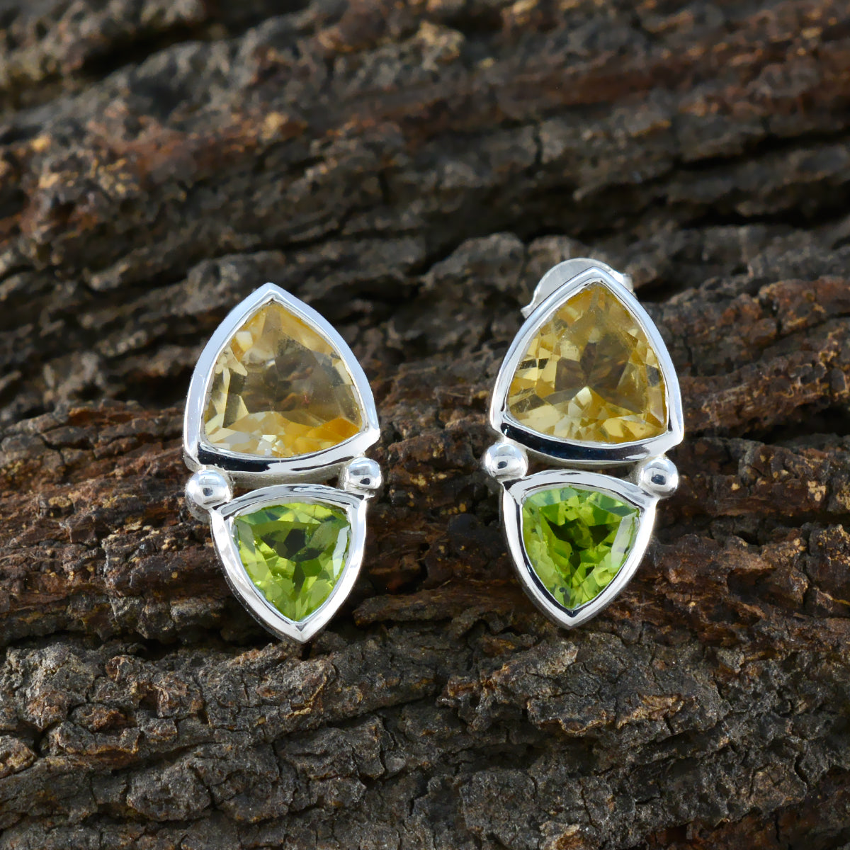 Multi-Japanese-Anna-Toi-et-Moi-Stud-multicolor-92.5-Silver-Earring