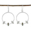 Multi-Korean-Sarah-Trilogy-Dangle-multicolor-Silver-Earring