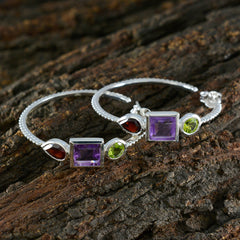 Multi-Middle-Eastern-Ha-eun-Trilogy-Stud-multicolor-Silver-Earring