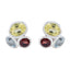 Multi-African-Katarina-multiple-Stud-multicolor-925-Silver-Earring