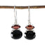Multi-French-Hye-jin-multiple-Dangle-multicolor-Silver-Earring