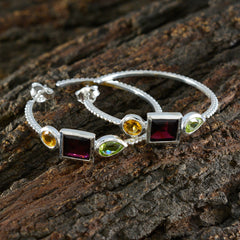 Multi-Spanish-Hina-Trilogy-Stud-multicolor-92.5-Silver-Earring