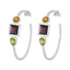 Multi-Spanish-Hina-Trilogy-Stud-multicolor-92.5-Silver-Earring