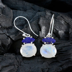 Multi-African-Ji-eun-multiple-Dangle-multicolor-925-Silver-Earring