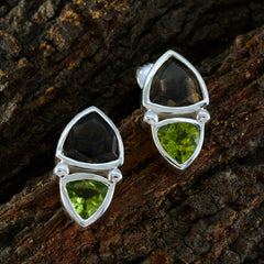 Multi-Middle-Eastern-Sara-Toi-et-Moi-Stud-multicolor-Silver-Earring