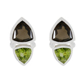 Multi-Middle-Eastern-Sara-Toi-et-Moi-Stud-multicolor-Silver-Earring