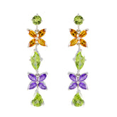 Multi-Mexican-Camilla-multiple-Stud-multicolor-925-Silver-Earring