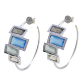 Multi-Russian-Camila-multiple-Stud-multicolor-92.5-Silver-Earring