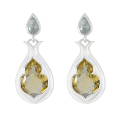 Multi-Middle-Eastern-Freya-Toi-et-Moi-Stud-multicolor-Silver-Earring