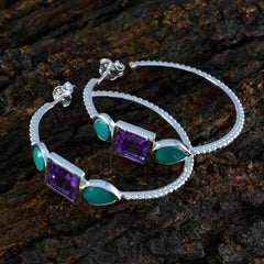 Multi-Spanish-Teresa-Trilogy-Stud-multicolor-925-Silver-Earring