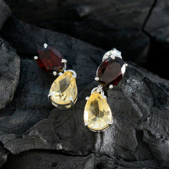 Multi-American-Micaelaa-multiple-Stud-multicolor-Sterling-Silver-Earring