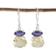 Multi-Russian-Jiwoo-multiple-Dangle-multicolor-92.5-Silver-Earring