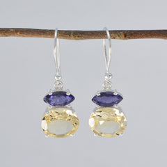 Multi-Russian-Jiwoo-multiple-Dangle-multicolor-92.5-Silver-Earring