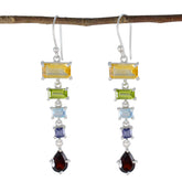 Multi-Italian-Penelope-Penta-Dangle-multicolor-925-Silver-Earring