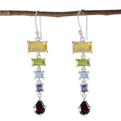Multi-Italian-Penelope-Penta-Dangle-multicolor-925-Silver-Earring