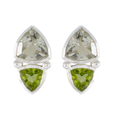 Multi-Spanish-Bella-Toi-et-Moi-Stud-multicolor-925-Sterling-Silver-Earring