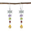 Multi-Middle-Eastern-Riley-Penta-Dangle-multicolor-92.5-Silver-Earring