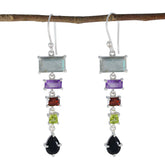 Multi-Mexican-Sarah-Penta-Dangle-multicolor-925-Sterling-Silver-Earring