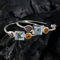 Multi-African-Ji-eun-Trilogy-Stud-multicolor-925-Silver-Earring