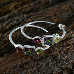 Multi-Russian-Jiwoo-Trilogy-Stud-multicolor-92.5-Silver-Earring