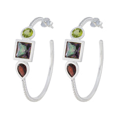 Multi-Russian-Jiwoo-Trilogy-Stud-multicolor-92.5-Silver-Earring