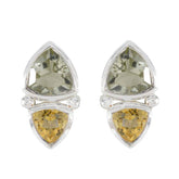 Multi-African-Charlotte-Toi-et-Moi-Stud-multicolor-92.5-Silver-Earring