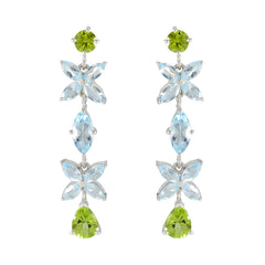 Multi-Australian-Charlotte-multiple-Stud-multicolor-92.5-Silver-Earring