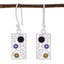Multi-Australian-Scarlett-multiple-Dangle-multicolor-925-Sterling-Silver-Earring