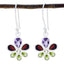 Multi-Russian-Tereza-multiple-Dangle-multicolor-Sterling-Silver-Earring