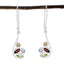 Multi-Middle-Eastern-Aaliyah-quarter-Dangle-multicolor-925-Sterling-Silver-Earring